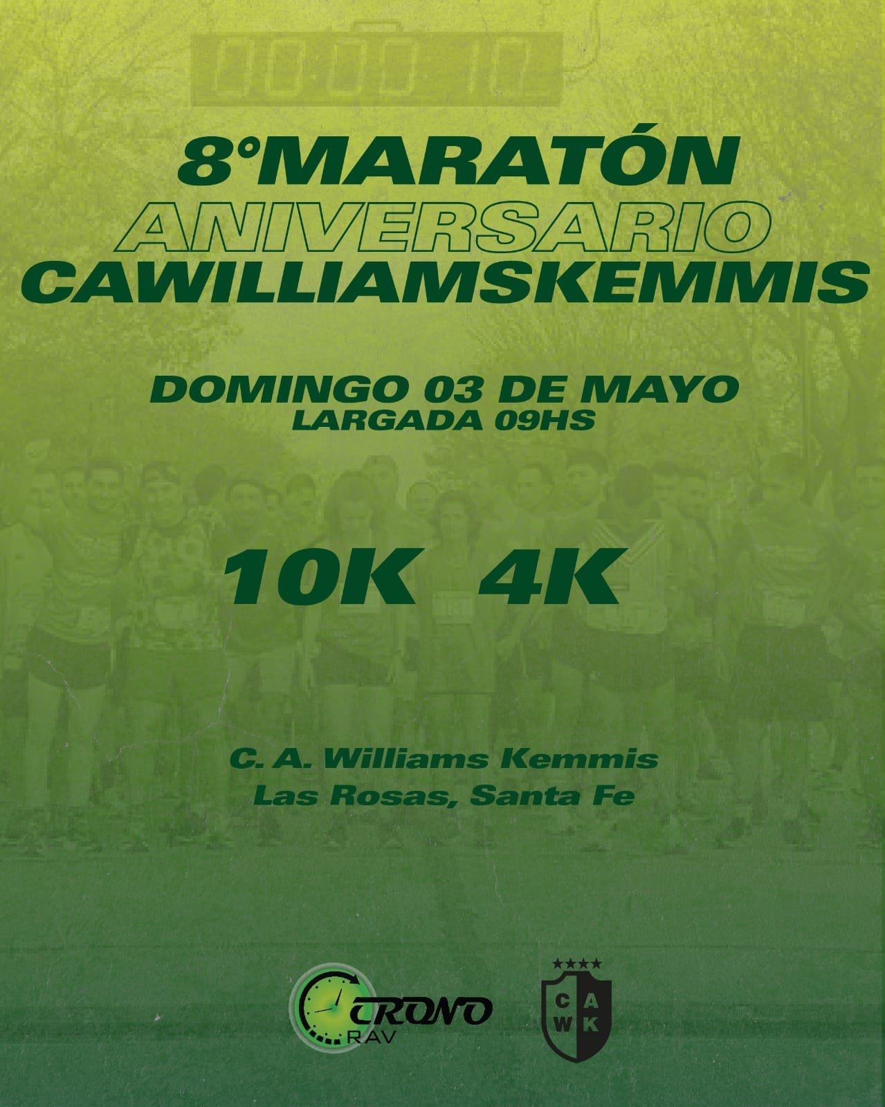 OCTAVA MARATON C. A. WILLIAMS KEMMIS  | 96° ANIVERSARIO
